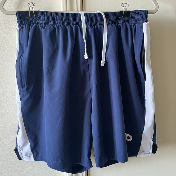 Baleaf Men’s Large Blue Athletic Shorts with Liner - Picture 1 of 4